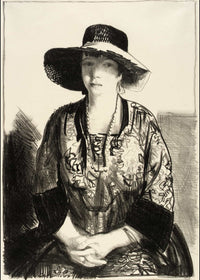 The Black Hat by George Wesley Bellows