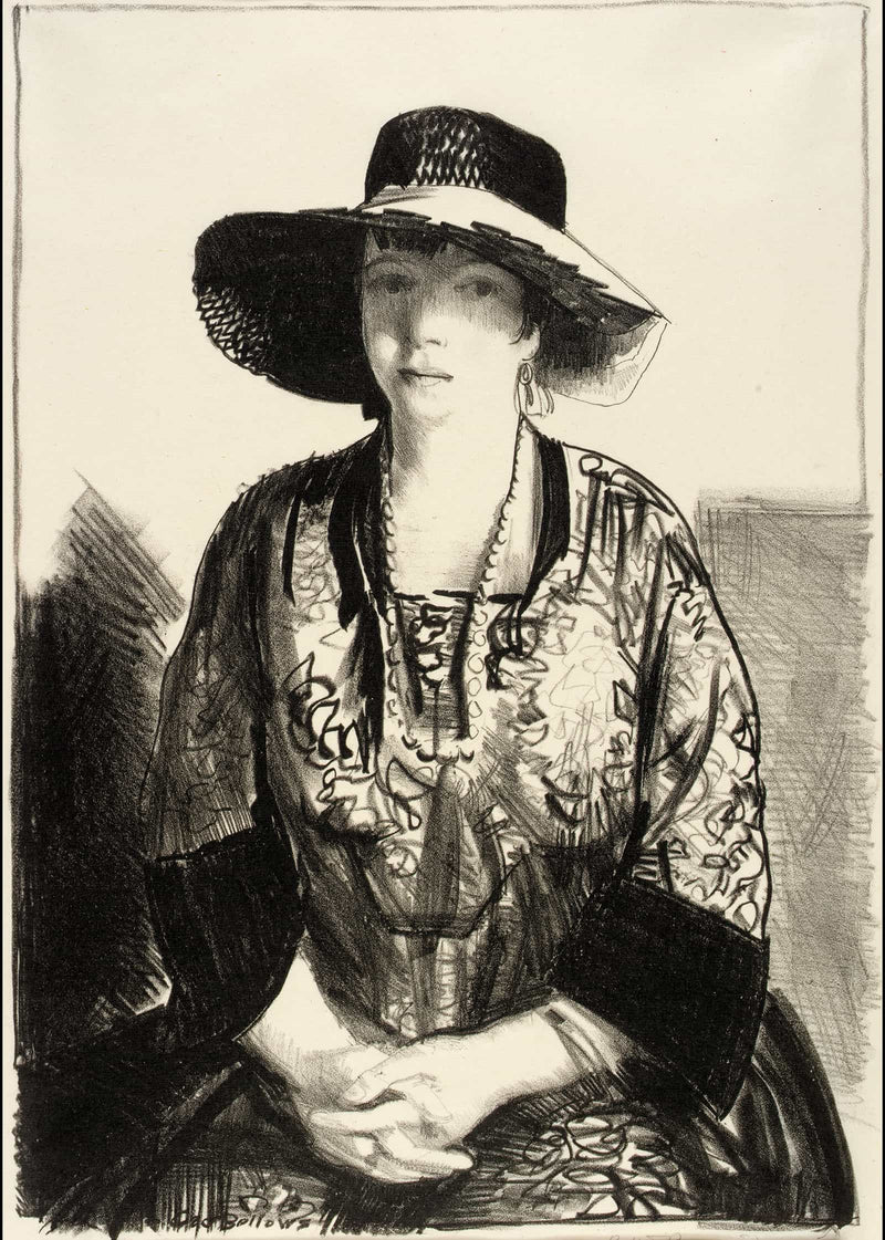 The Black Hat by George Wesley Bellows