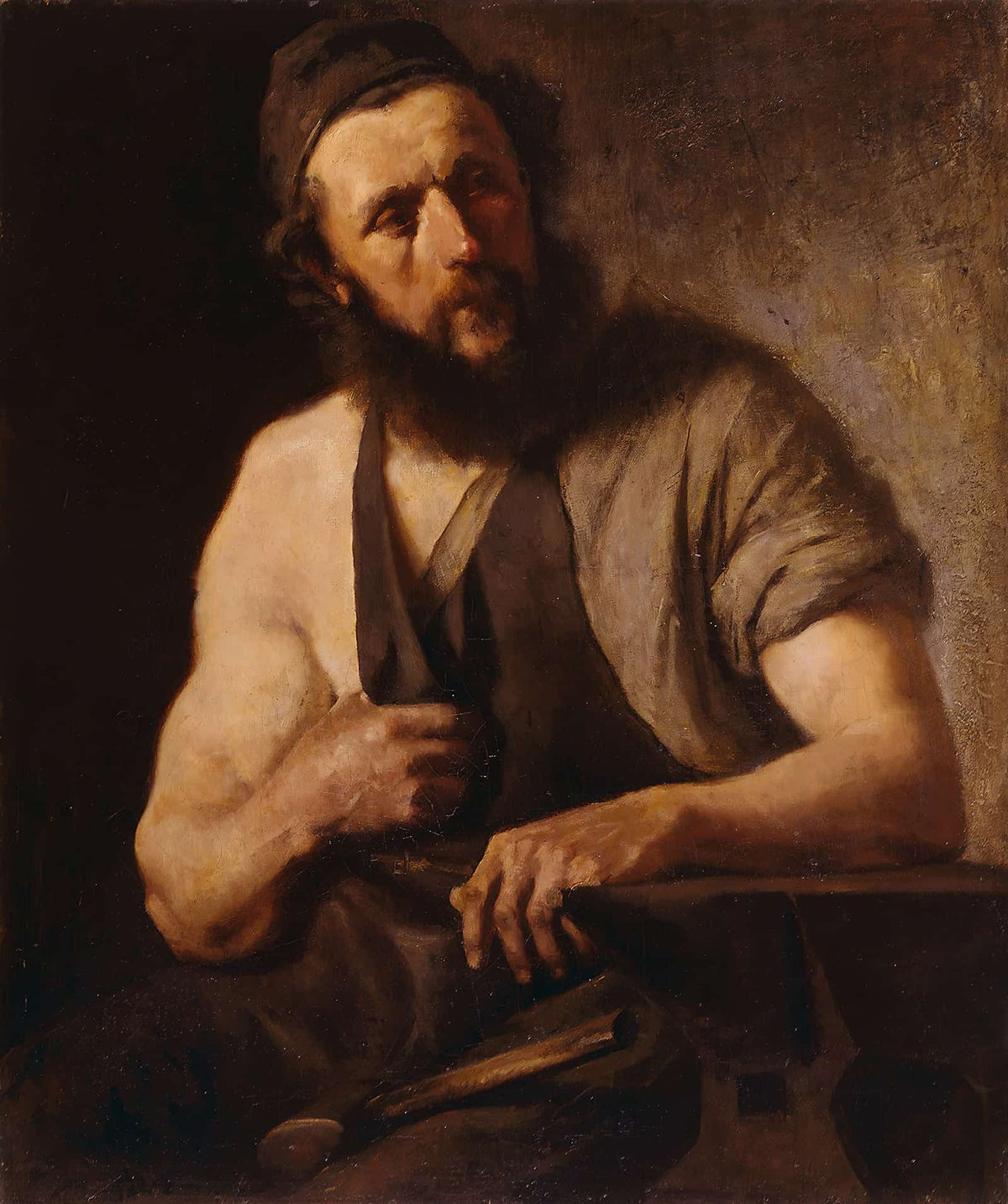 The Blacksmith by Franz Von Defregger