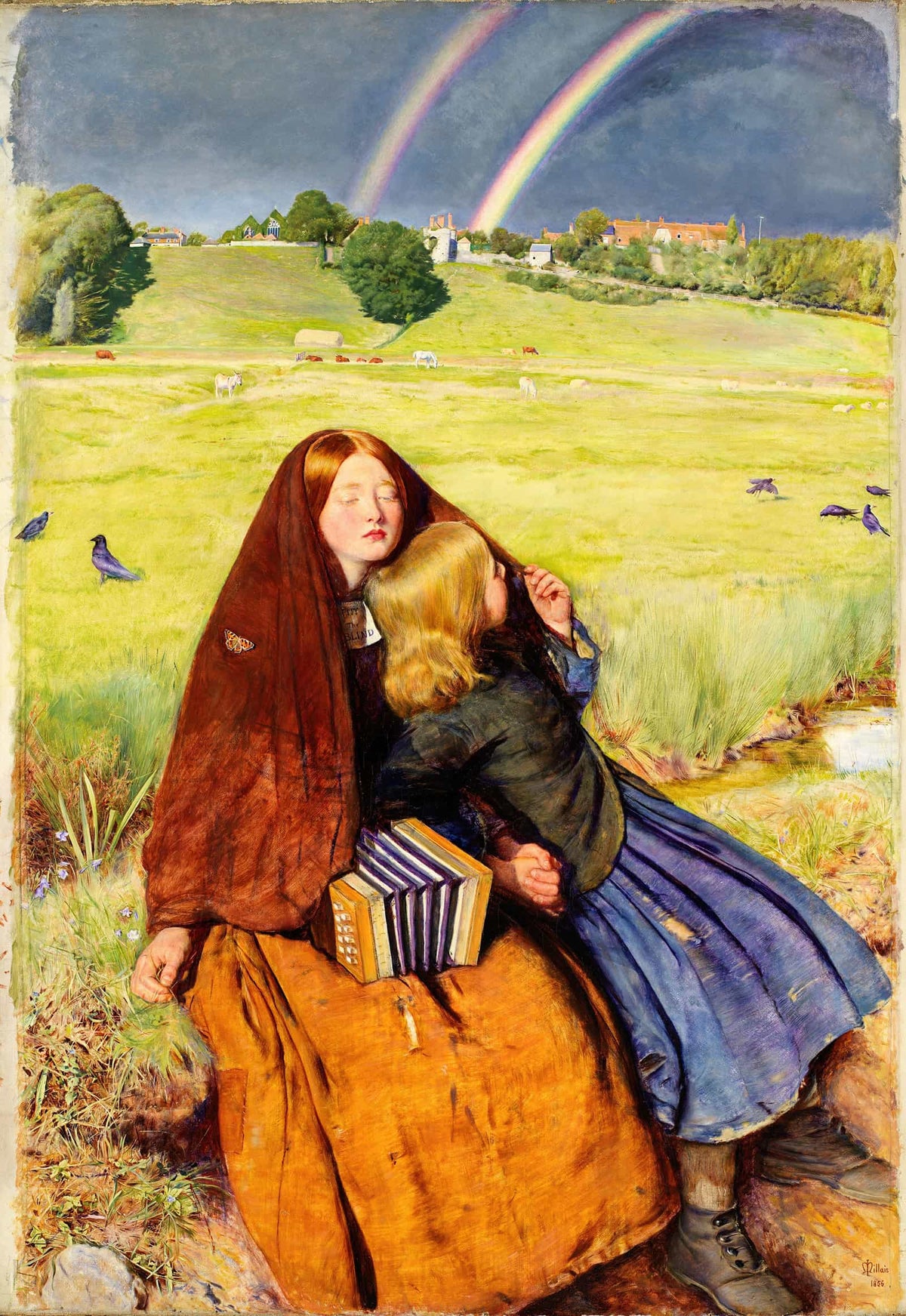 The Blind Girl by Sir John Everett Millais