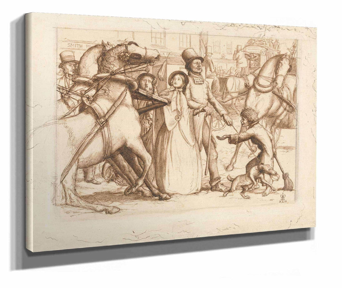 The Blind Man by Sir John Everett Millais