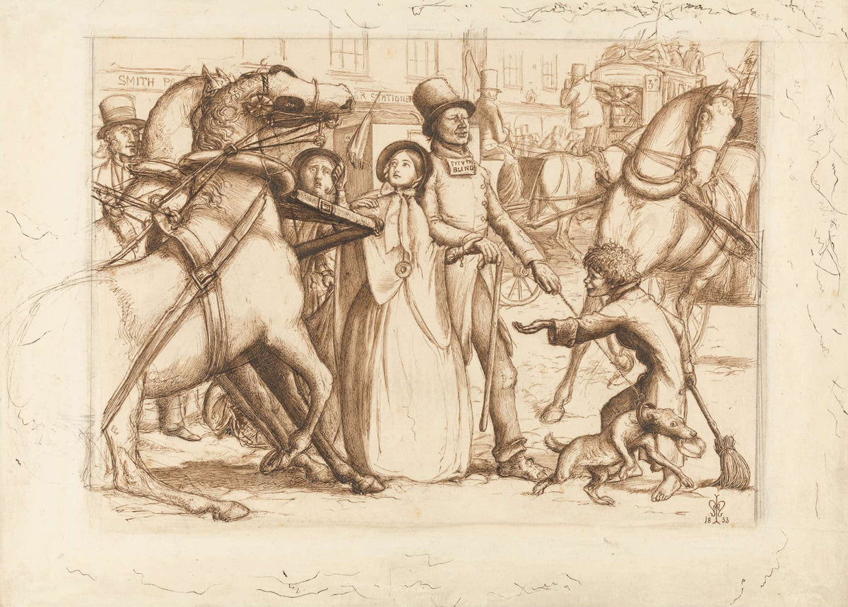 The Blind Man by Sir John Everett Millais