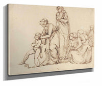 The Blindfolding Of Cupid After by George Romney