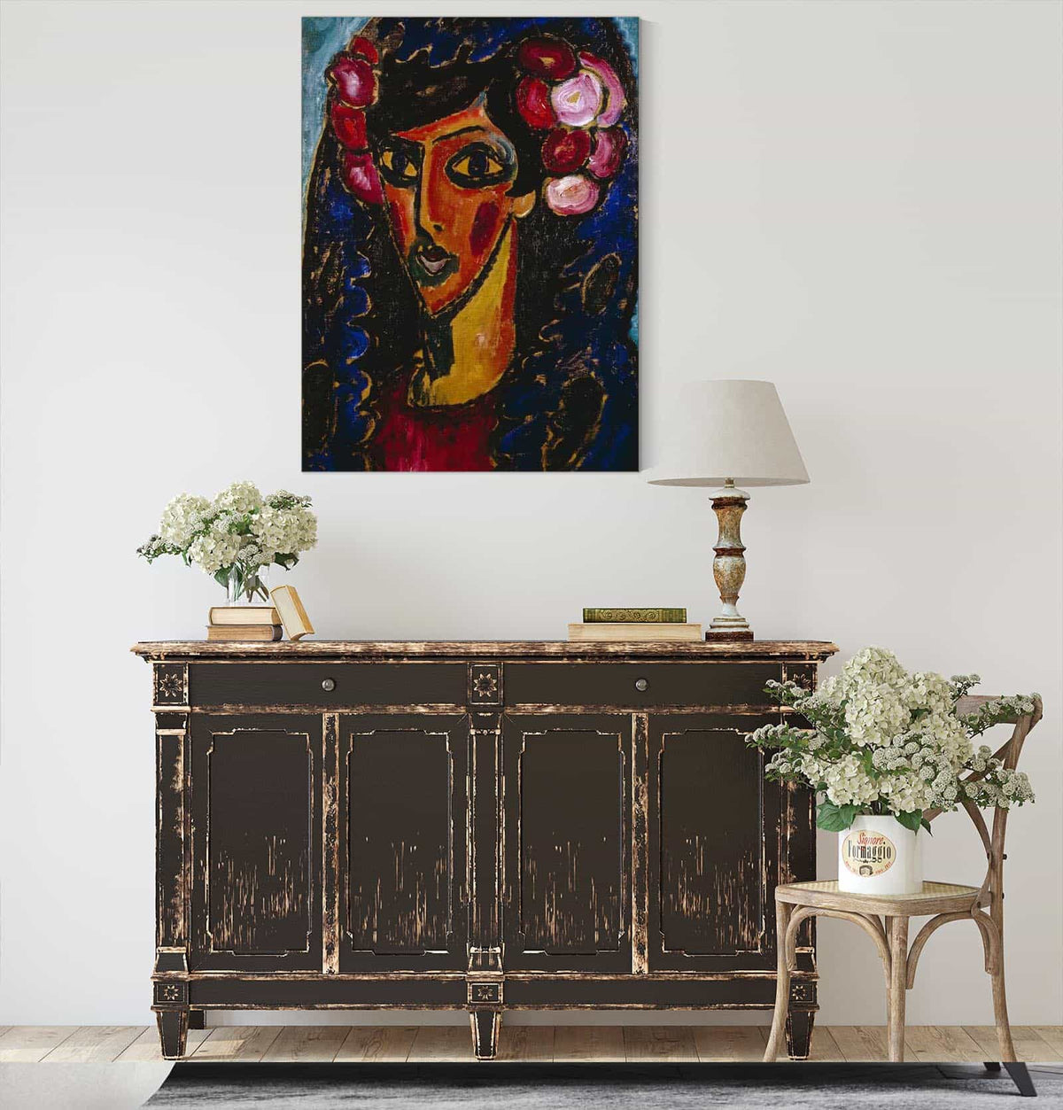 The Blue Mantilla by Alexej Von Jawlensky