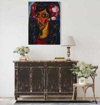 The Blue Mantilla by Alexej Von Jawlensky