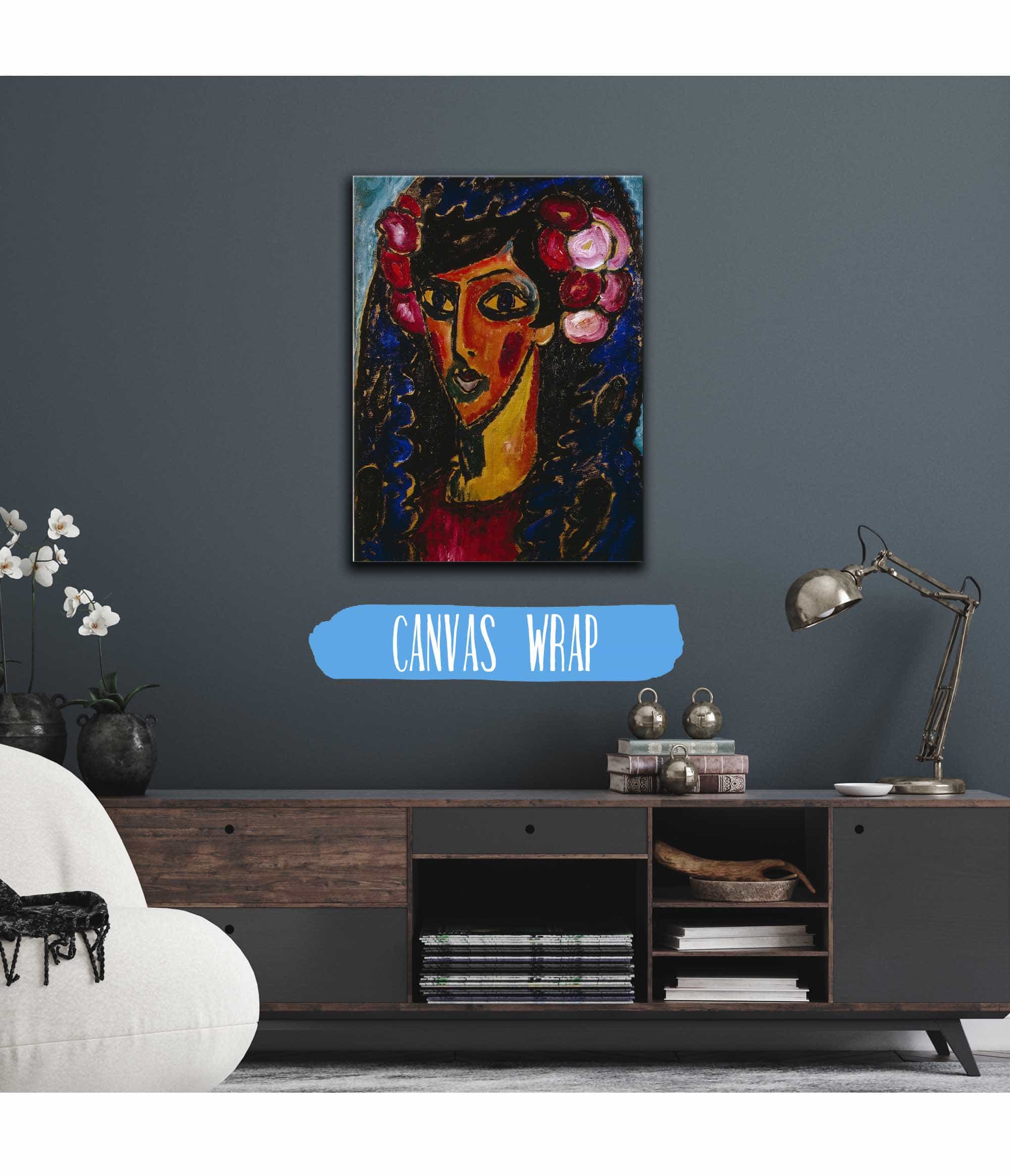 The Blue Mantilla by Alexej Von Jawlensky