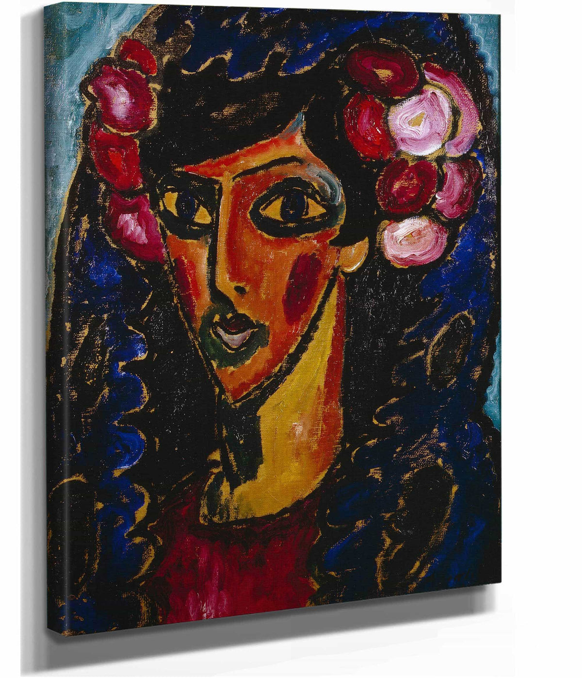 The Blue Mantilla by Alexej Von Jawlensky