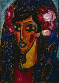 The Blue Mantilla by Alexej Von Jawlensky