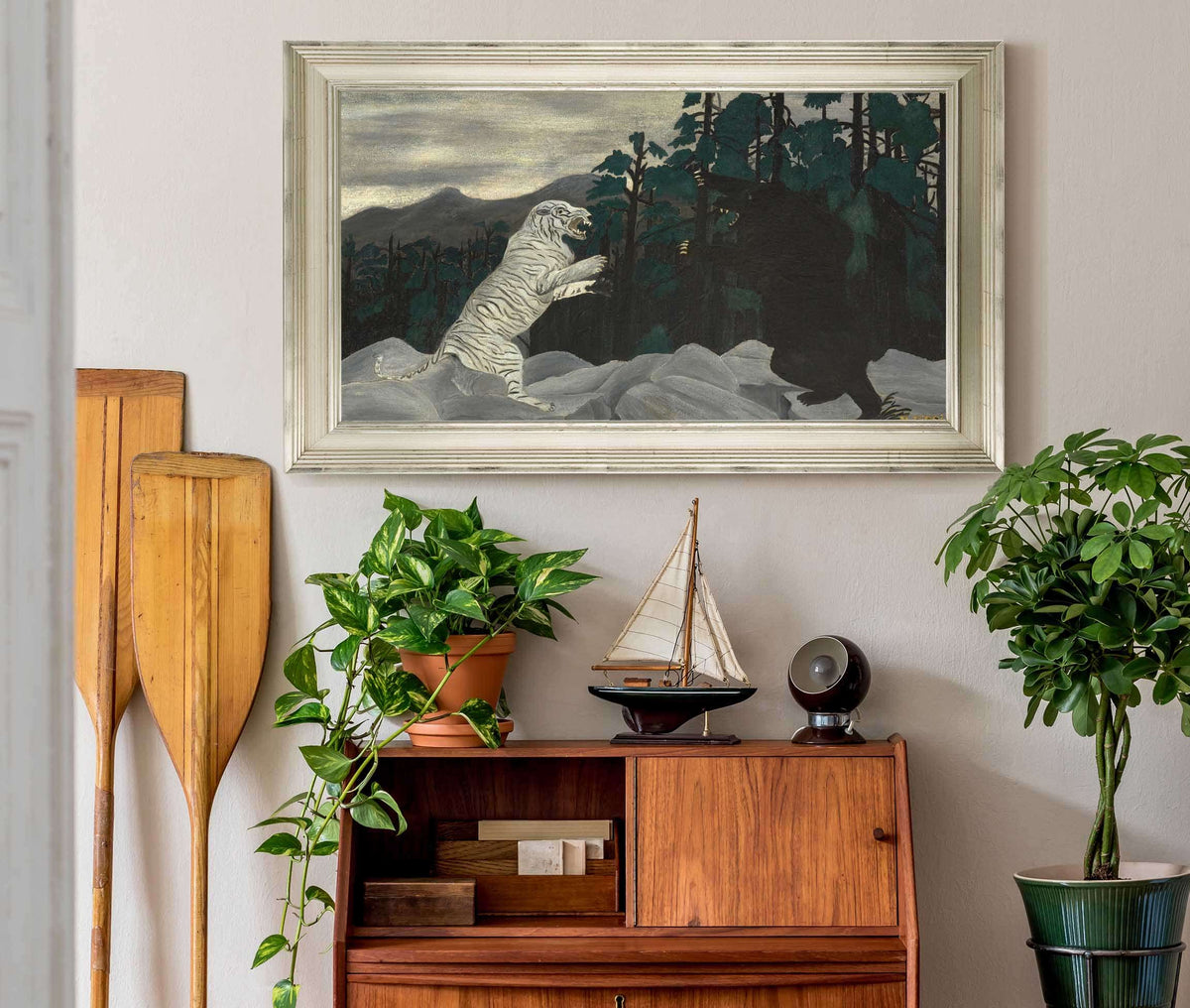 The Blue Tiger by Horace Pippin