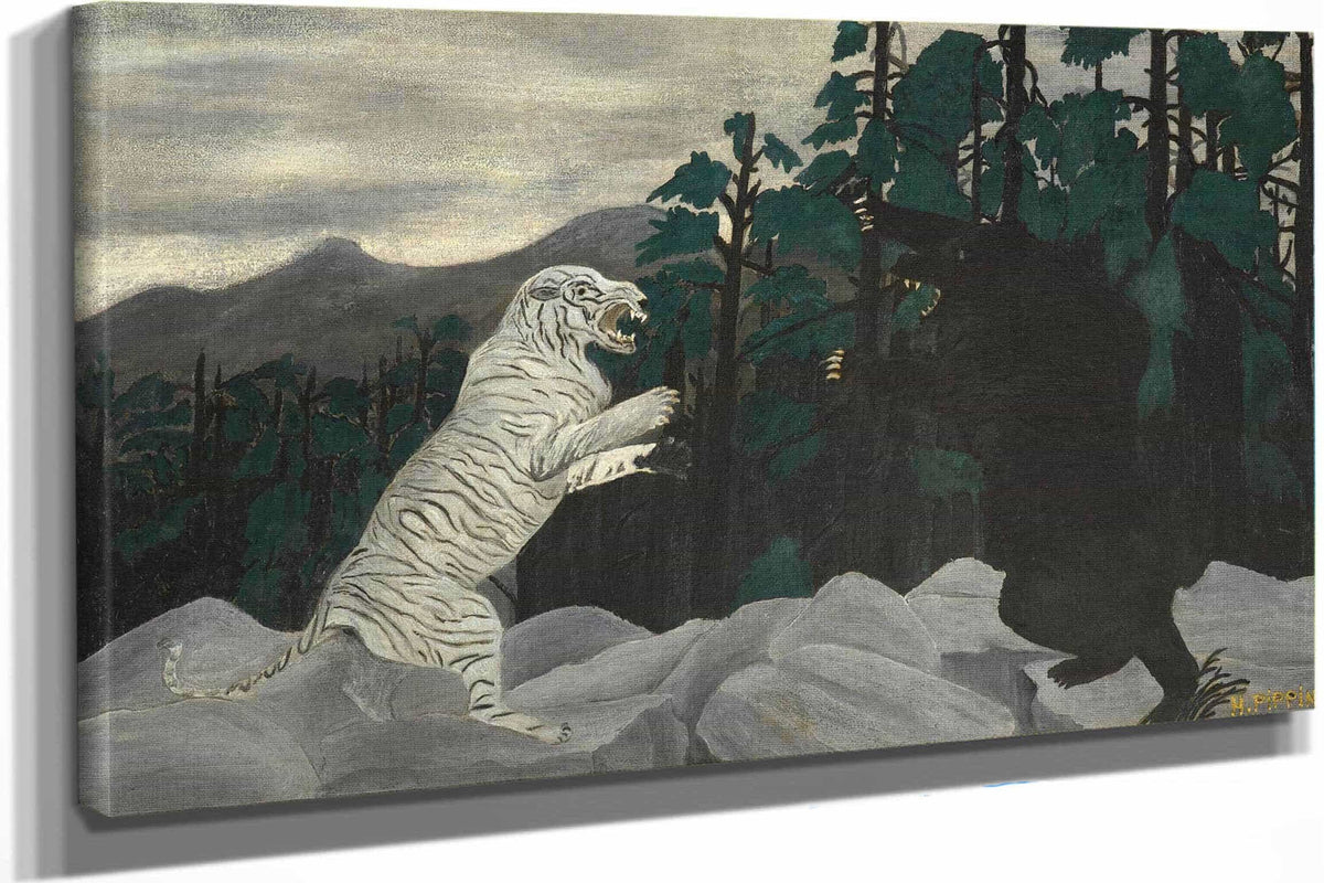 The Blue Tiger by Horace Pippin