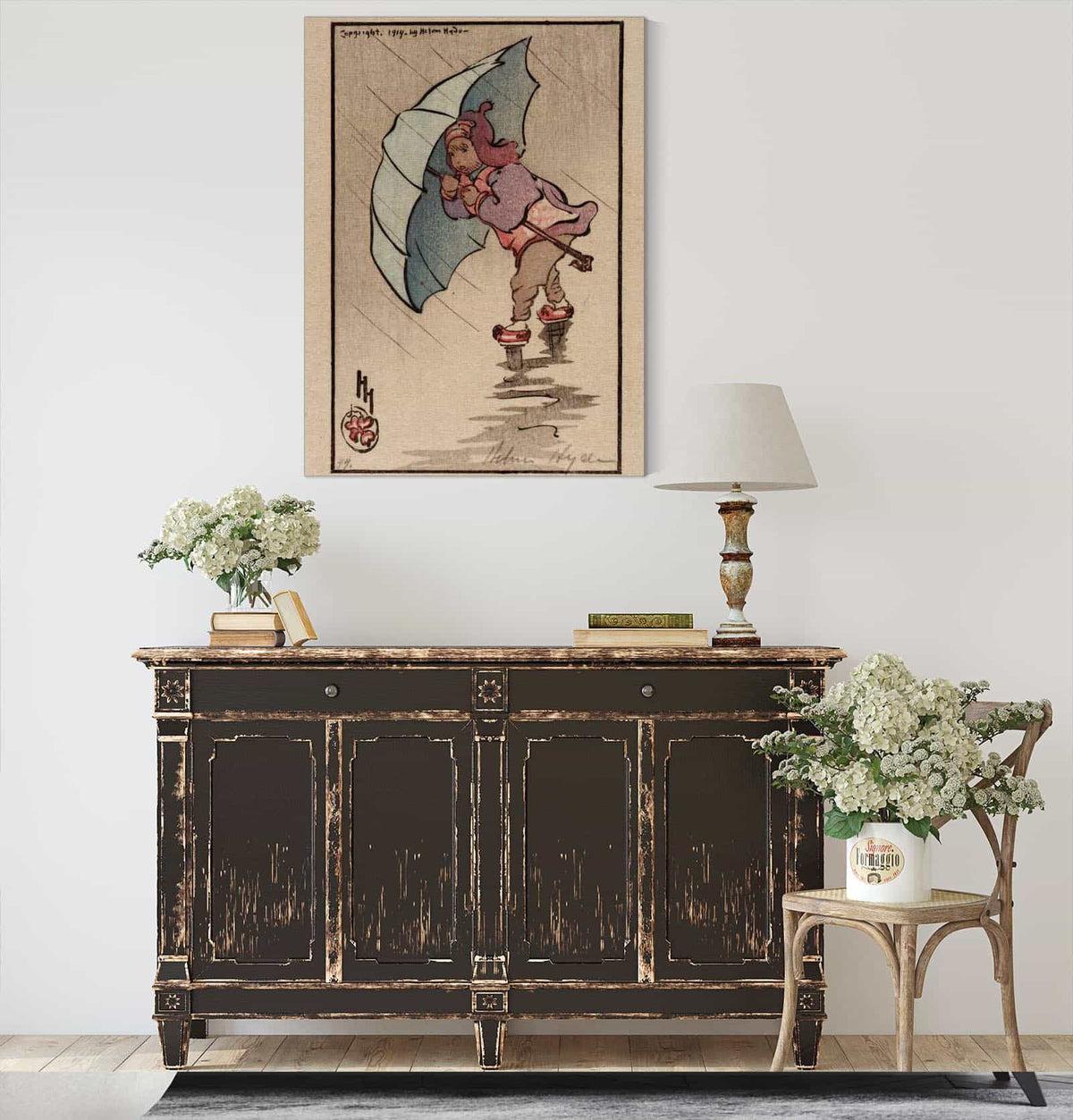 The Blue Umbrella by Helen Hyde