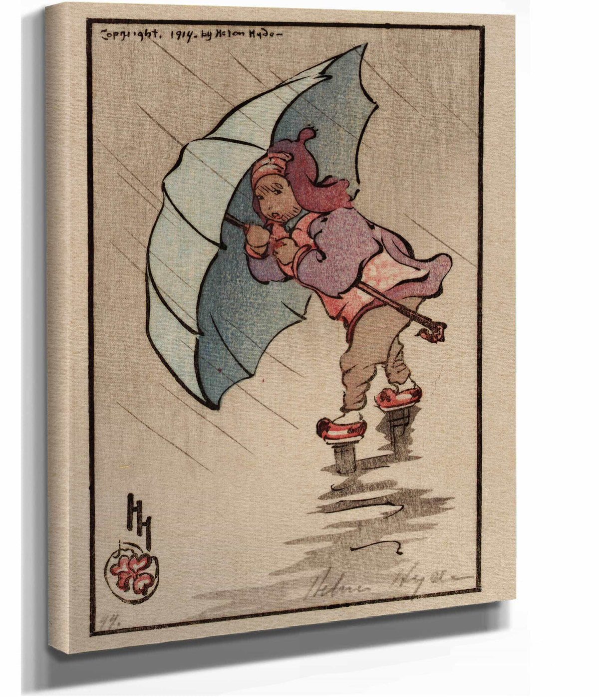 The Blue Umbrella by Helen Hyde