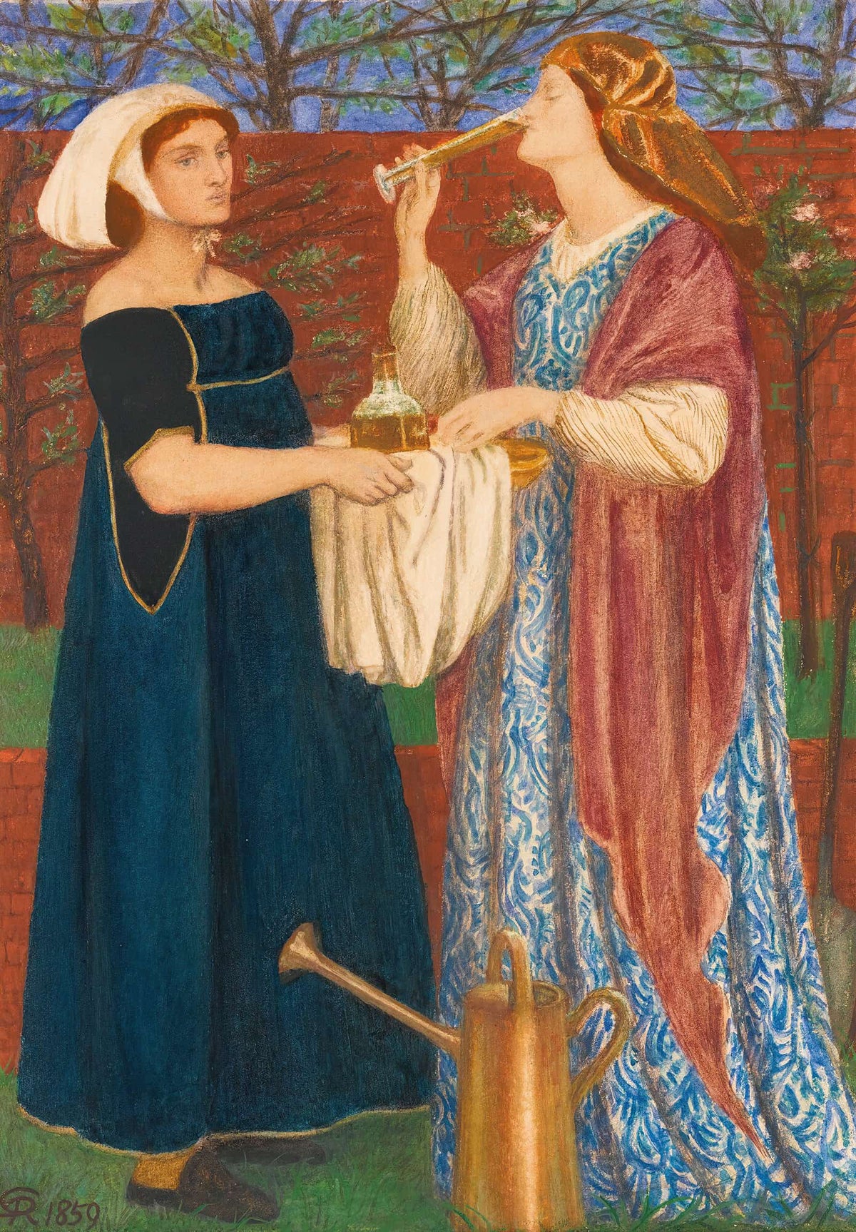 The Bower Garden by Dante Gabriel Rossetti