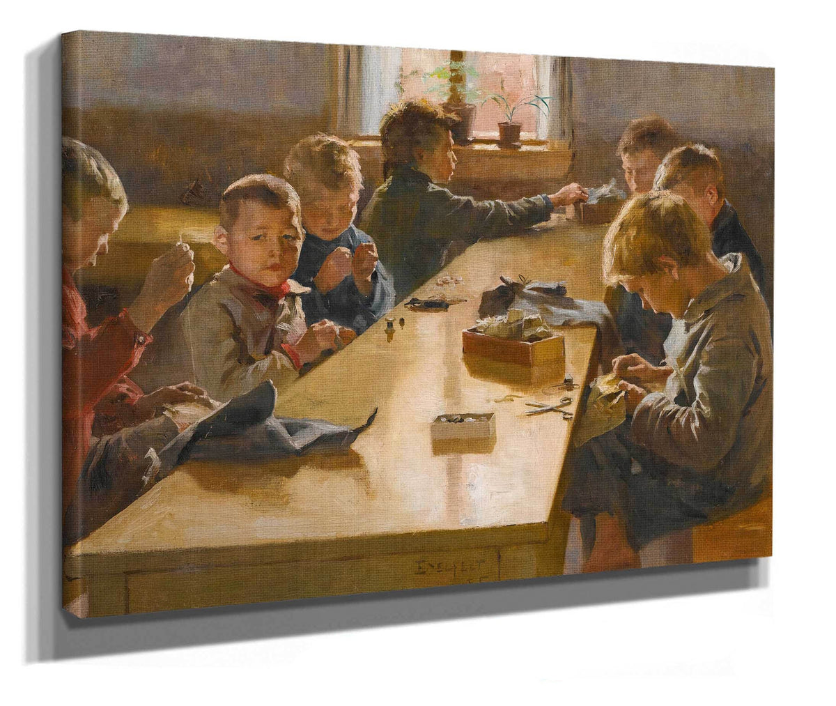 The Boys Workhouse Helsinki by Albert Edelfelt