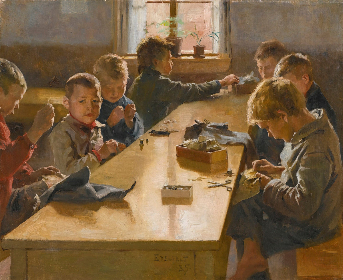 The Boys Workhouse Helsinki by Albert Edelfelt