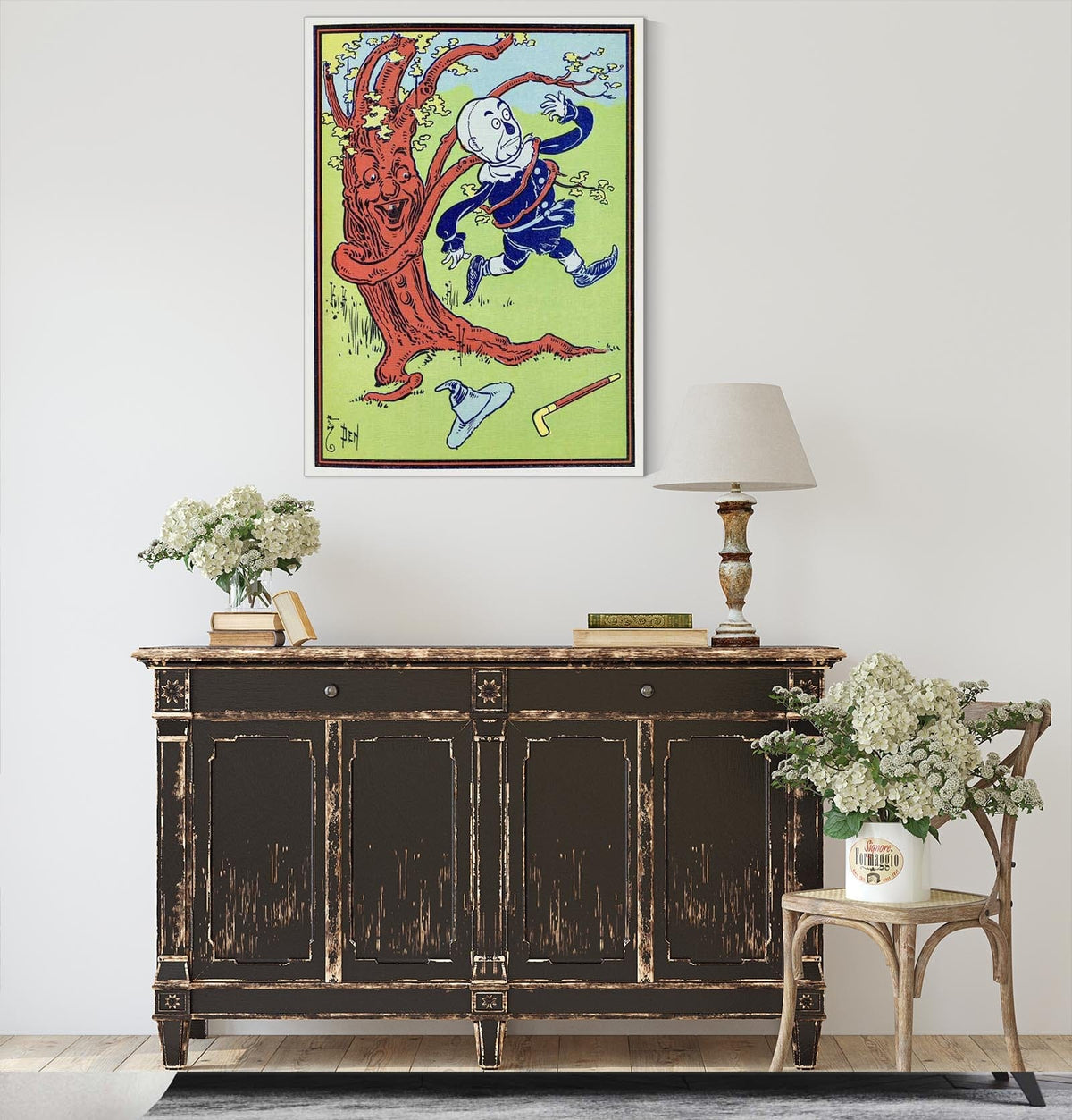 The Branches Bent Down And Twined Around Him by William Wallace Denslow