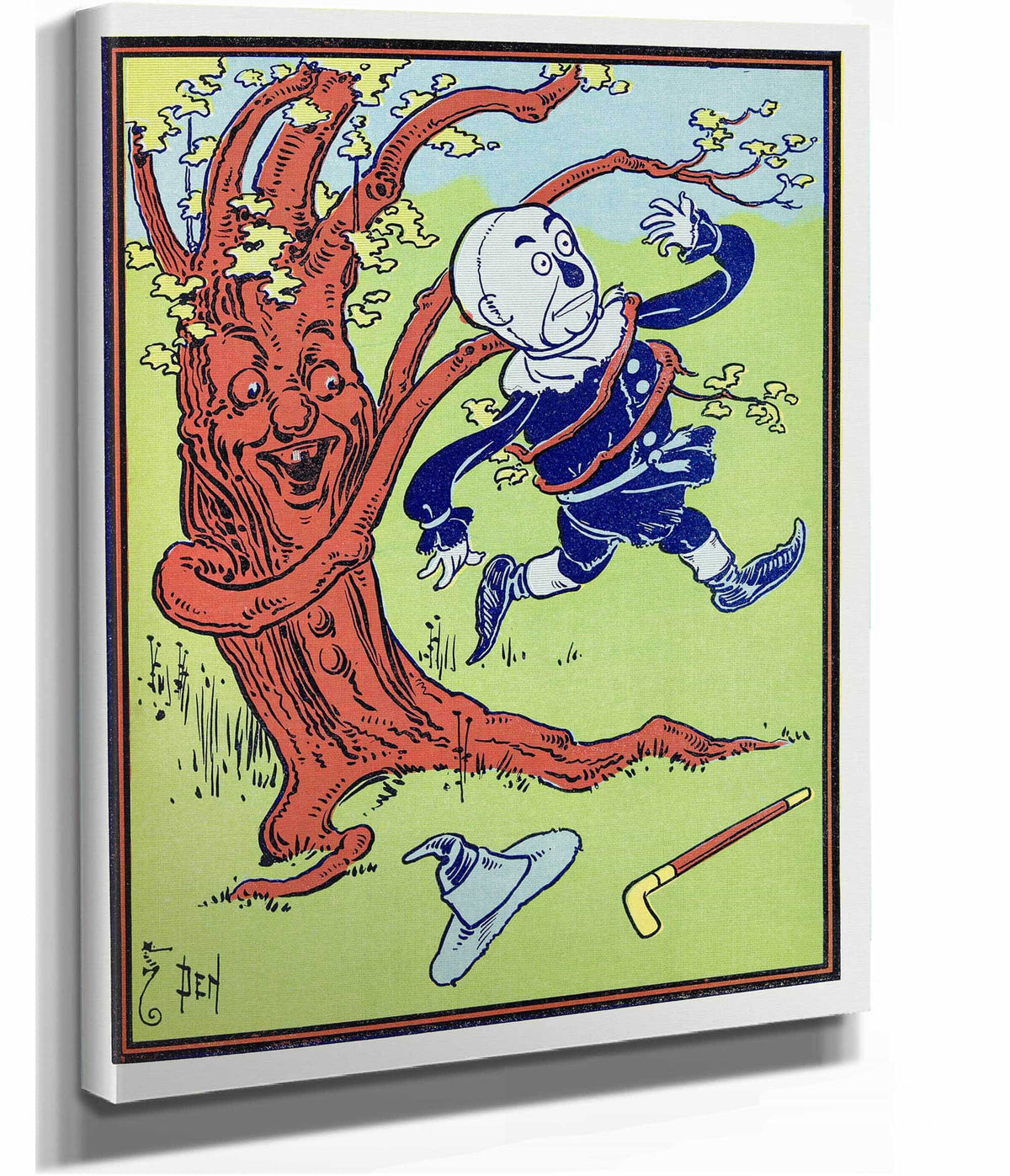 The Branches Bent Down And Twined Around Him by William Wallace Denslow