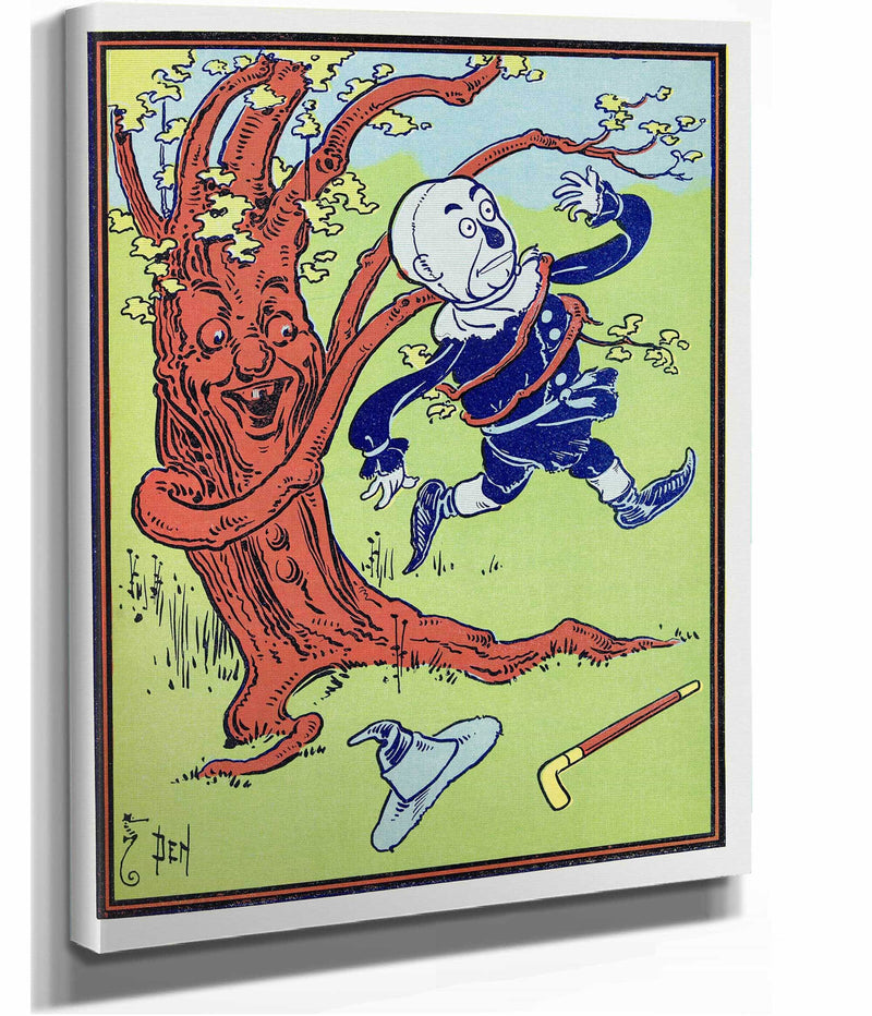 The Branches Bent Down And Twined Around Him by William Wallace Denslow