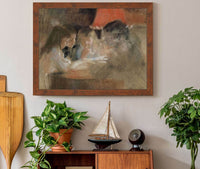 The Brandt Family Children By The Lamp by Albert Edelfelt