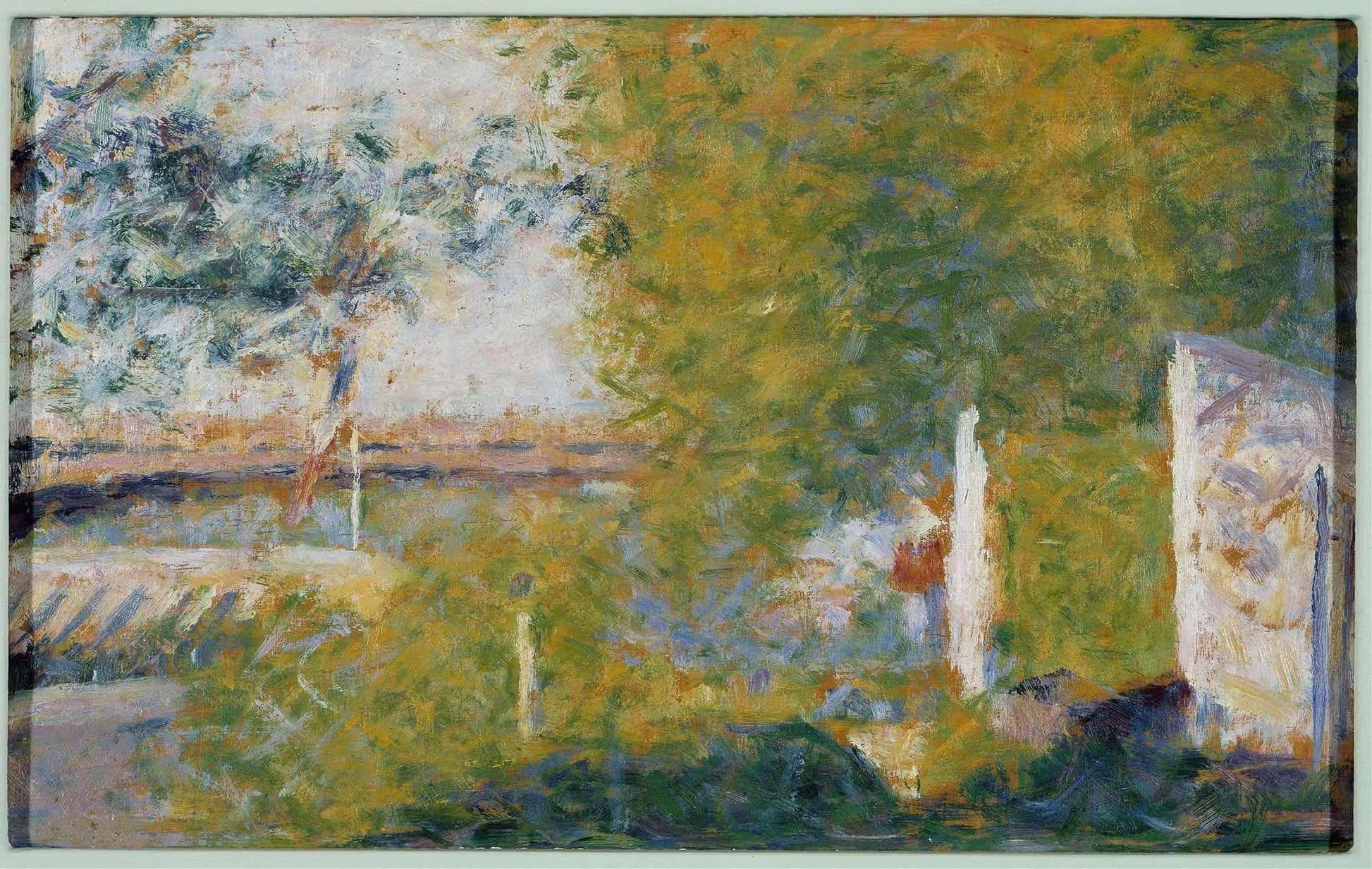 The Bridge At Bineau by Georges Seurat