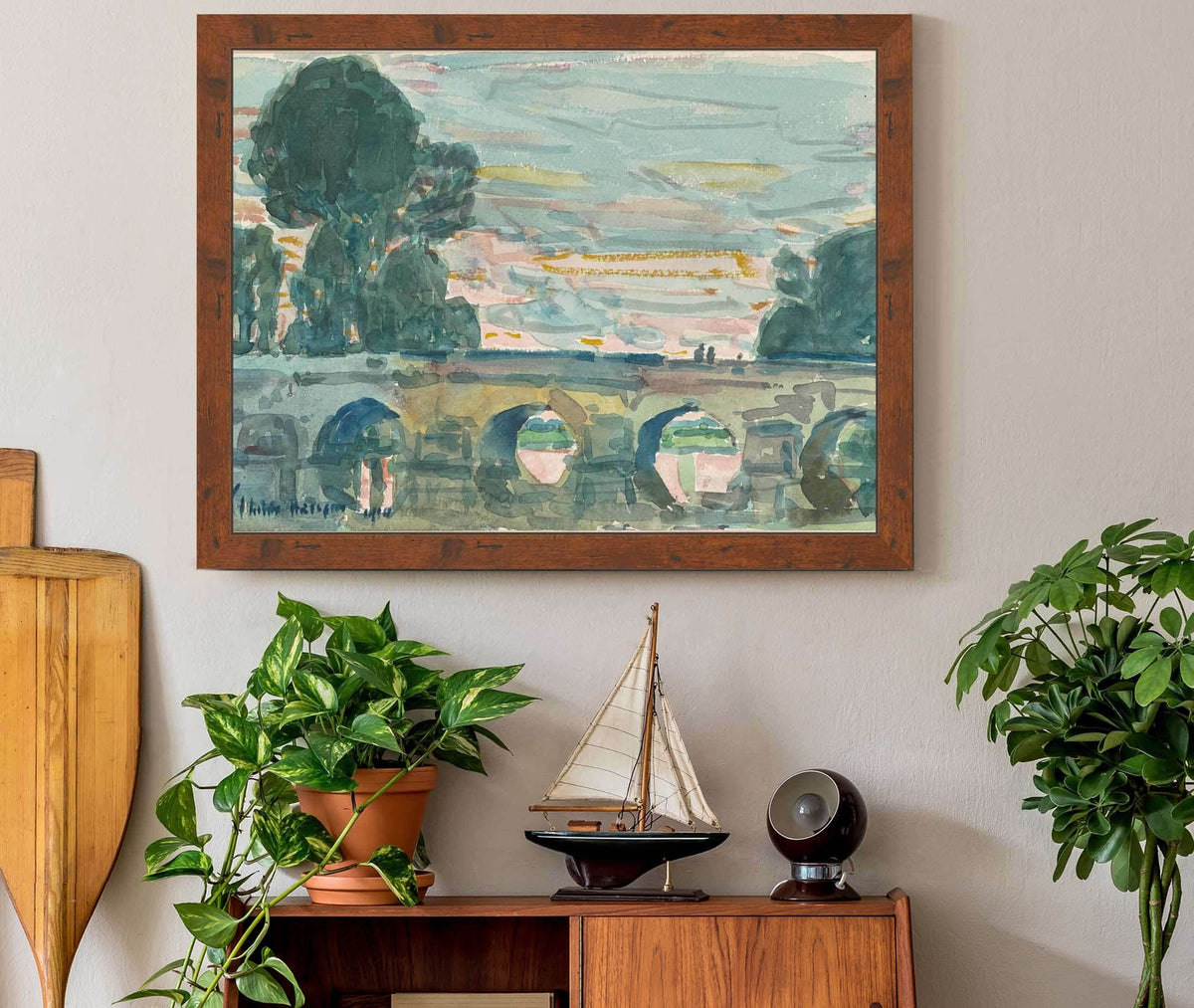 The Bridge At Grez Recto by Childe Hassam