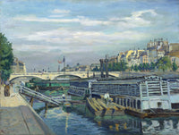The Bridge Of Louis Philippe by Armand Guillaumin