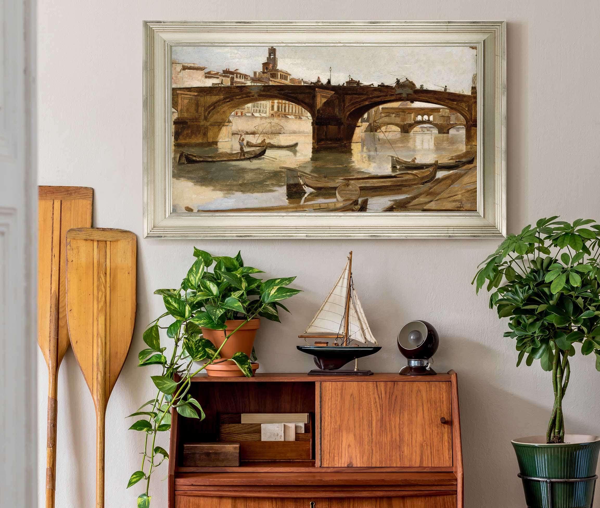 The Bridges Florence by Frank Duveneck