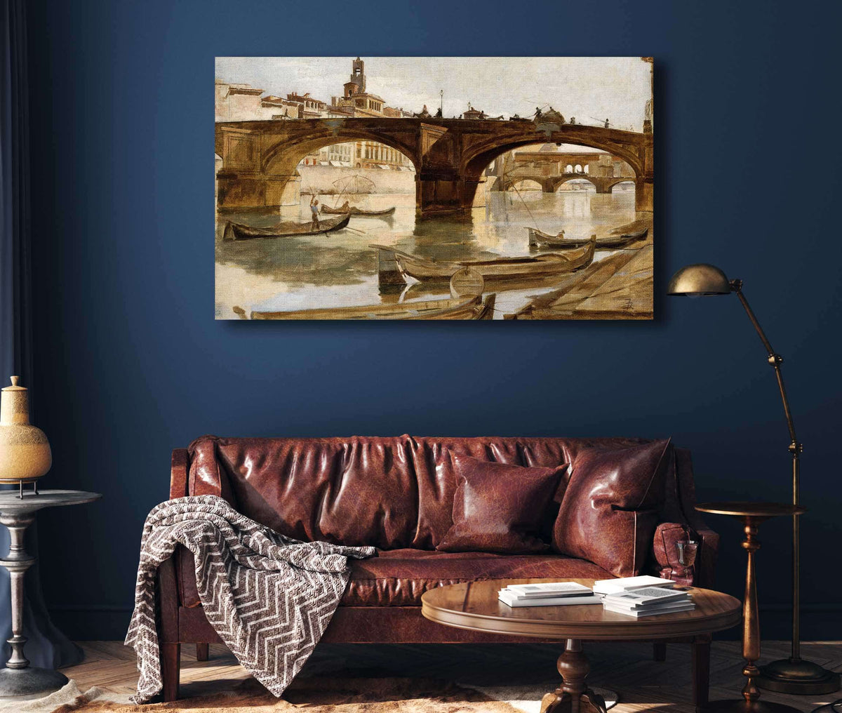 The Bridges Florence by Frank Duveneck