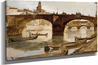 The Bridges Florence by Frank Duveneck