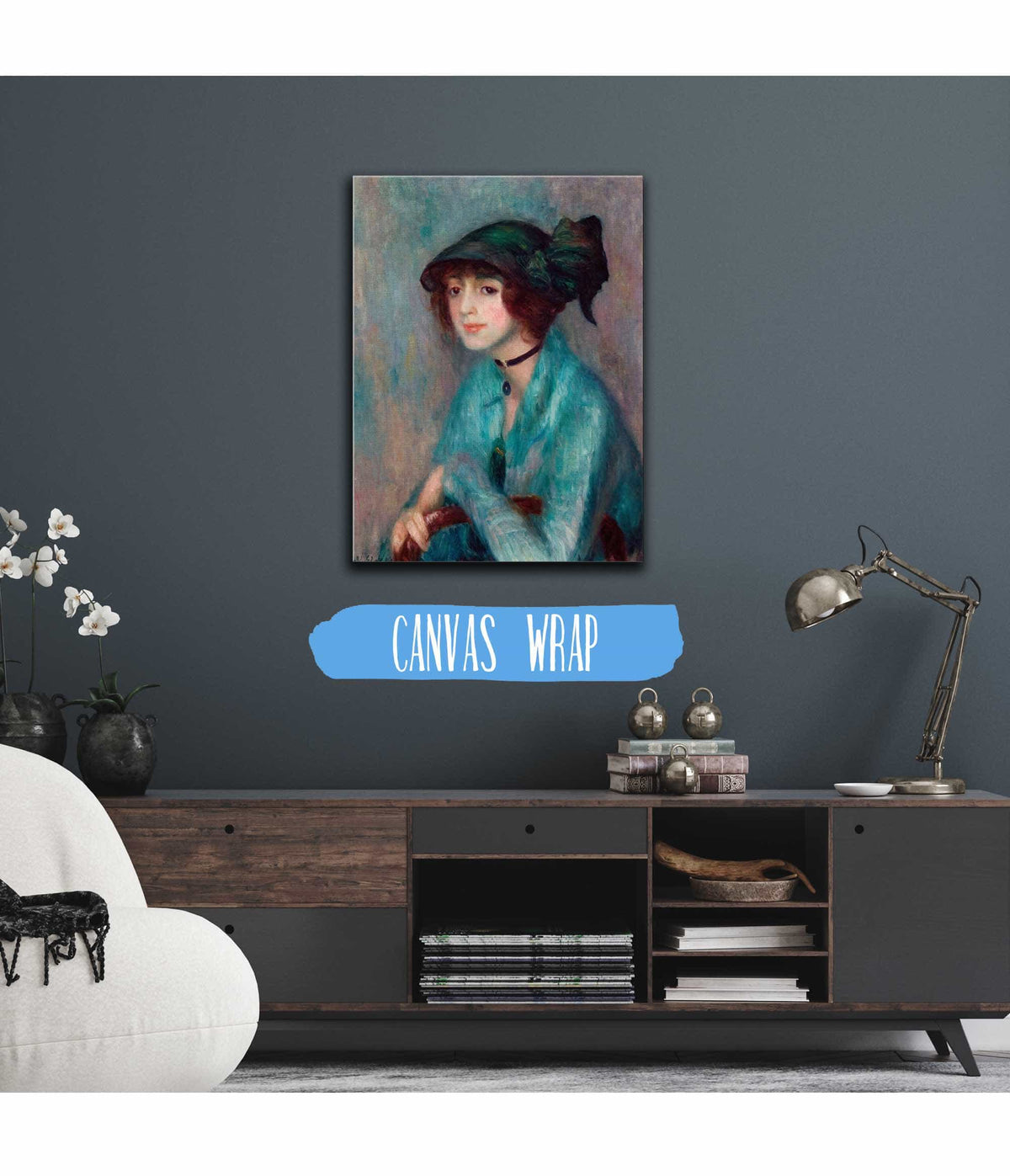 The Brunette by William James Glackens