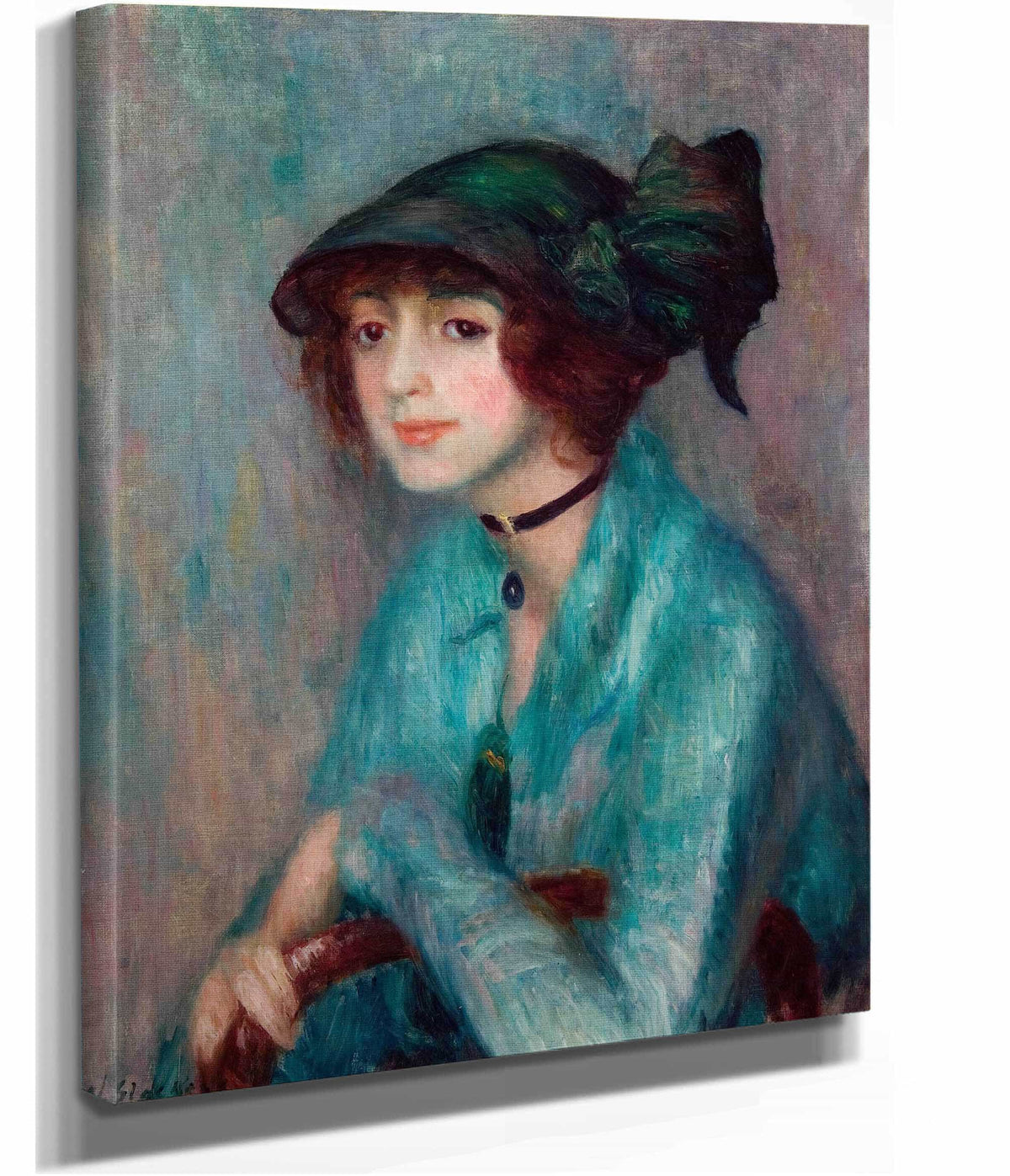 The Brunette by William James Glackens