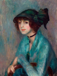 The Brunette by William James Glackens