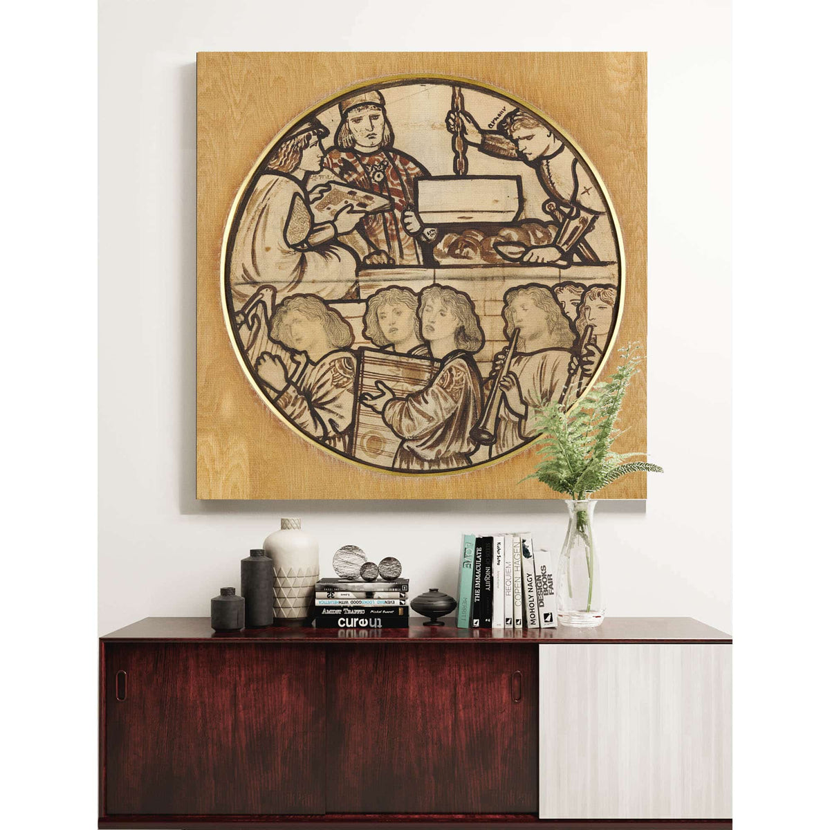 The Building Of The Temple by Sir Edward Coley Burne Jones