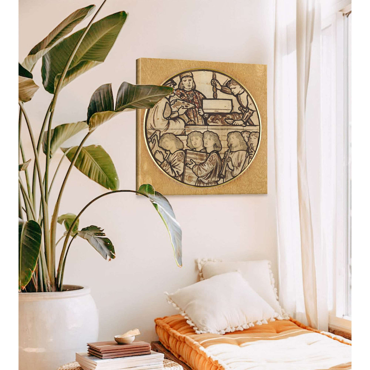 The Building Of The Temple by Sir Edward Coley Burne Jones