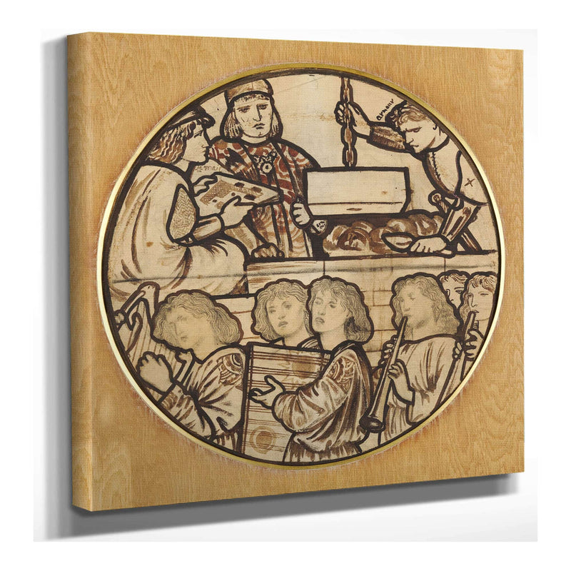 The Building Of The Temple by Sir Edward Coley Burne Jones