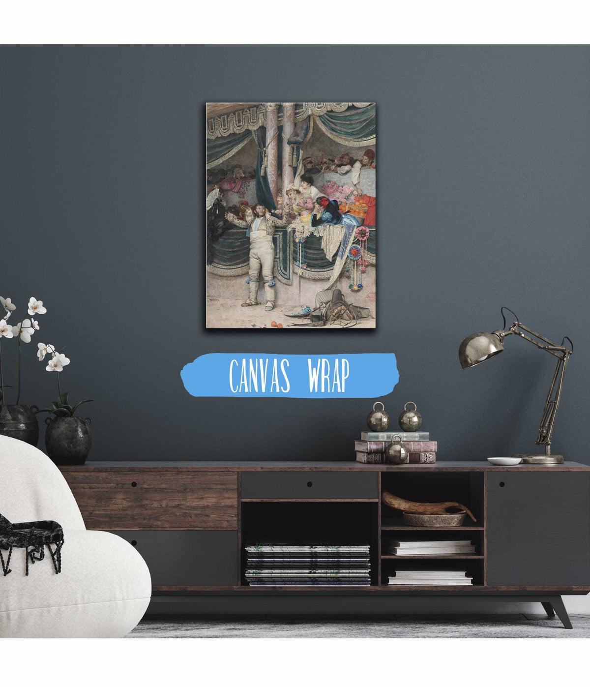 The Bullfighters Adoring Crowd by Jehan Georges Vibert