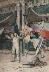 The Bullfighters Adoring Crowd by Jehan Georges Vibert