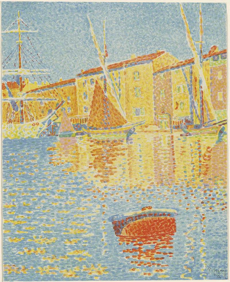 The Buoy La Bouee by Paul Signac