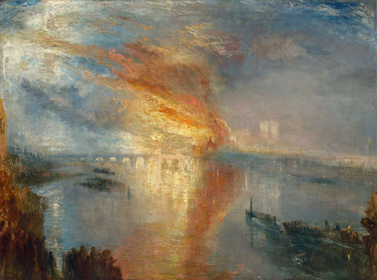 The Burning Of The Houses Of Lords And Commons October by Joseph Mallord William Turner