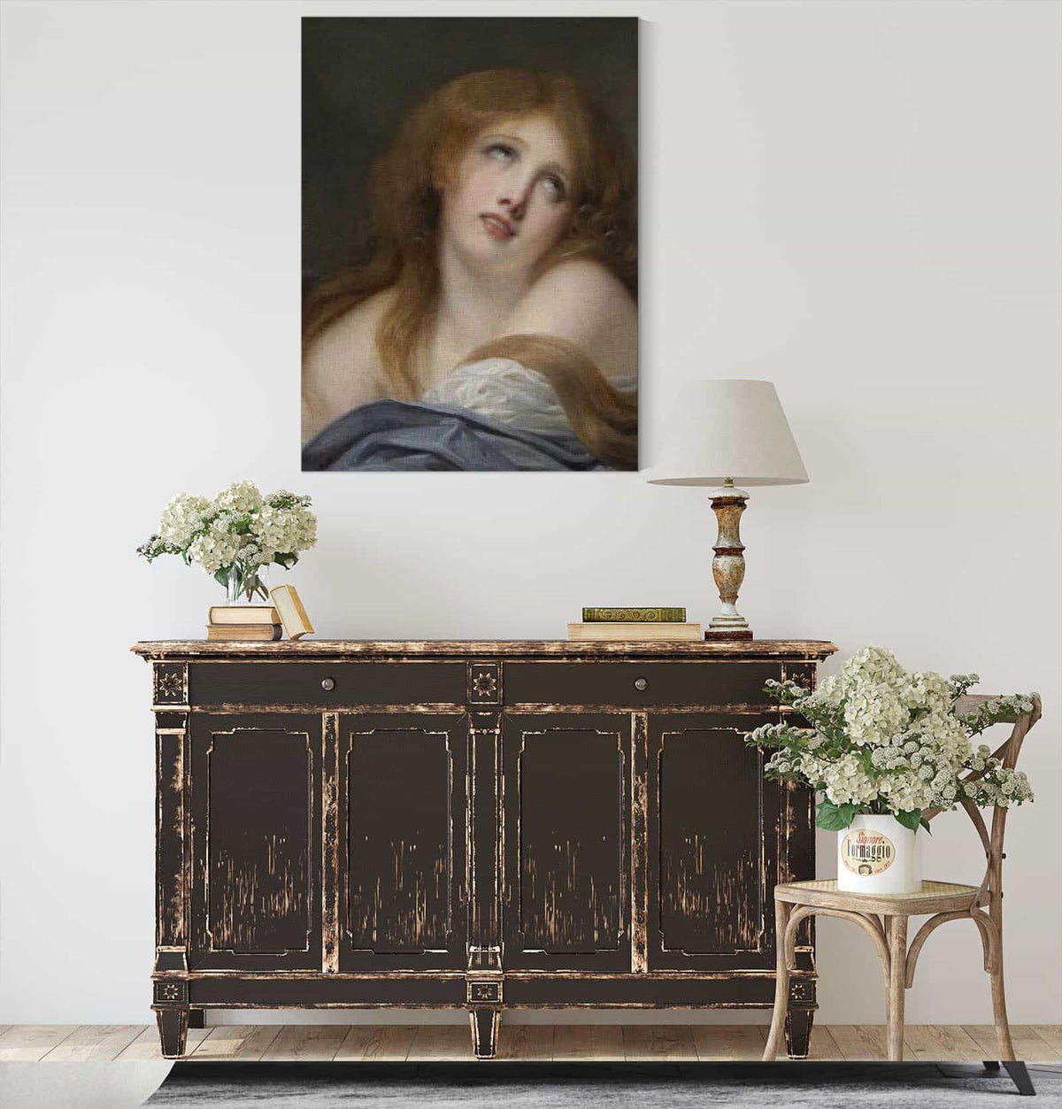 The Bust Of A Young Girl Called Virginie by Jean Baptiste Greuze