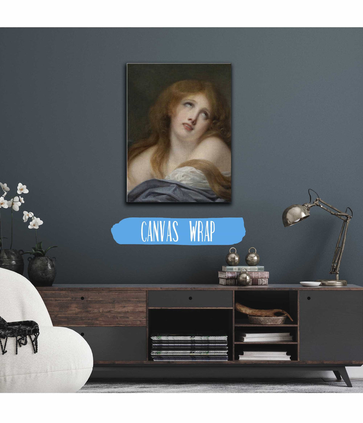 The Bust Of A Young Girl Called Virginie by Jean Baptiste Greuze