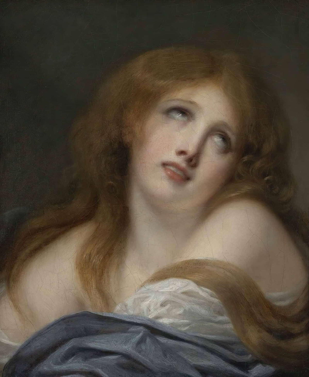 The Bust Of A Young Girl Called Virginie by Jean Baptiste Greuze