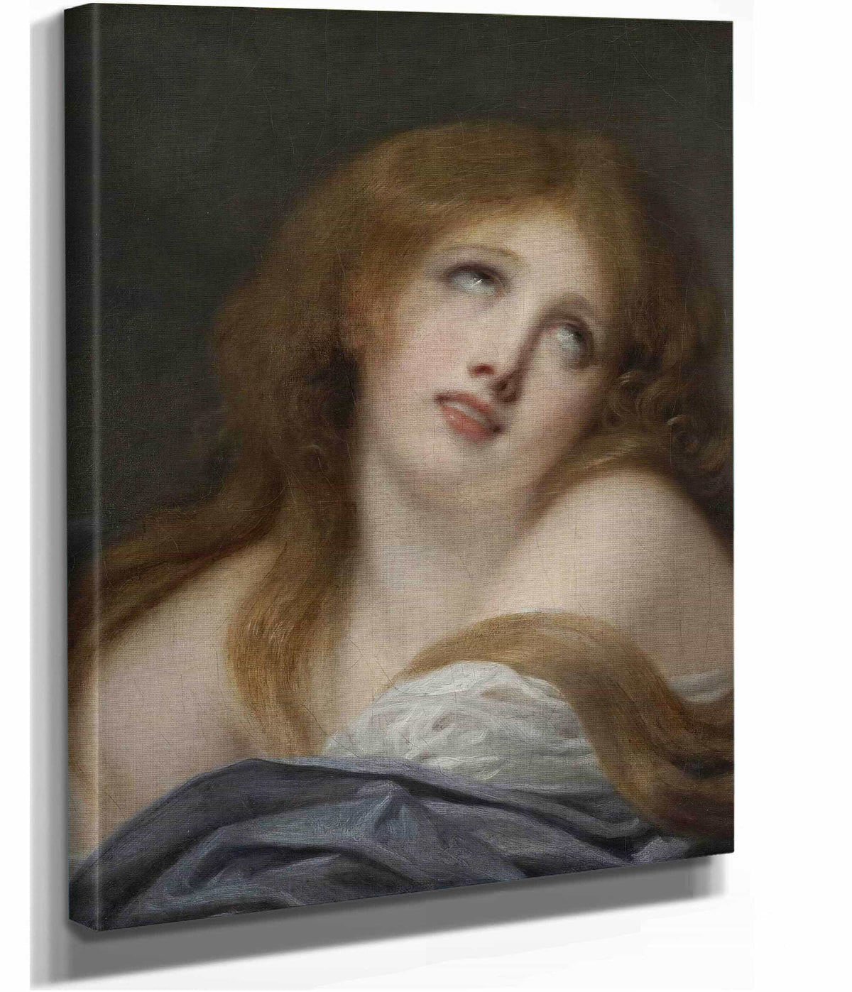 The Bust Of A Young Girl Called Virginie by Jean Baptiste Greuze