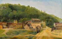 The Cabassud Houses Ville Davray by Jean Baptiste Camille Corot