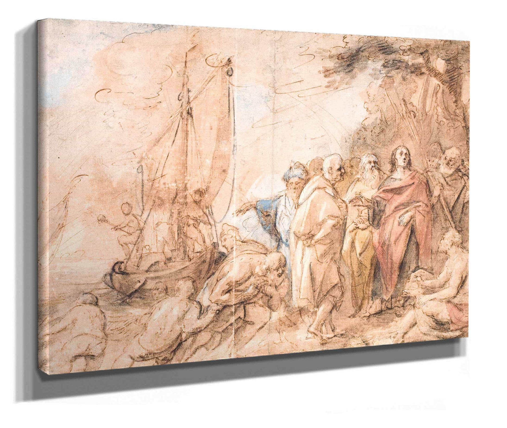The Calling Of Peter And Andrew by Jacob Jordaens