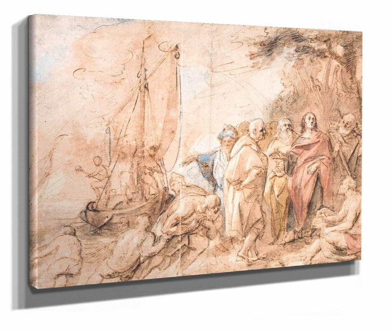 The Calling Of Peter And Andrew by Jacob Jordaens