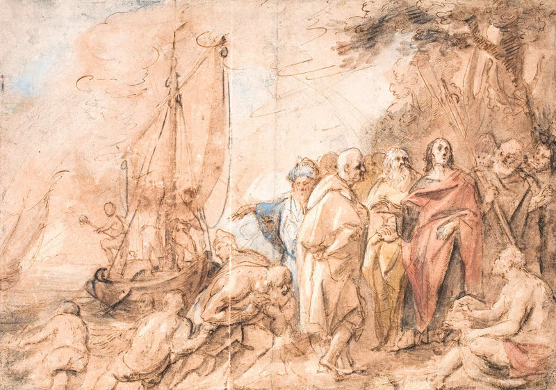 The Calling Of Peter And Andrew by Jacob Jordaens