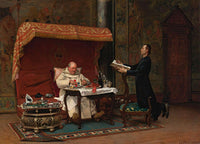 The Canons Dinner by Jehan Georges Vibert