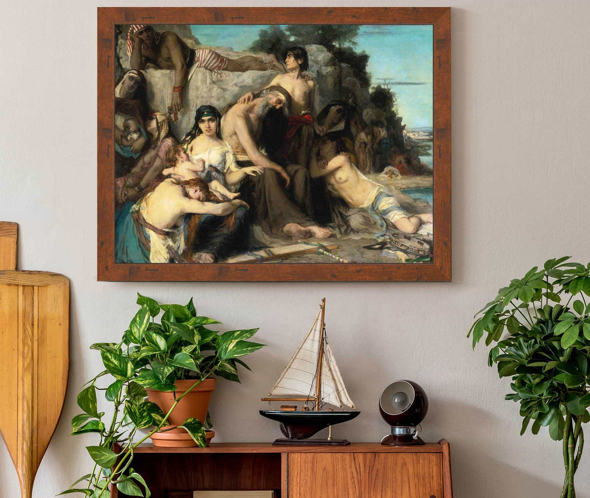 The Captivity Of The Jews In Babylon by Leon Francois Comerre