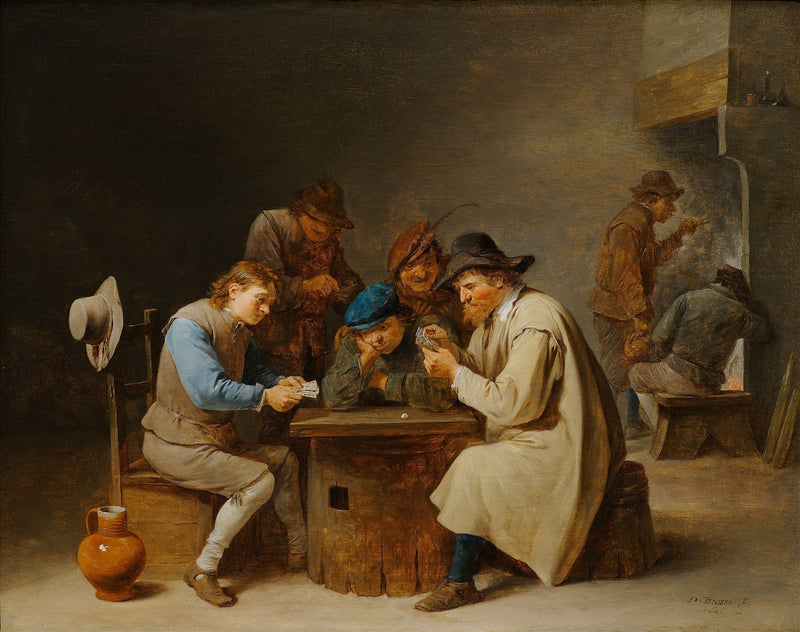 The Card Players by David Teniers The Younger